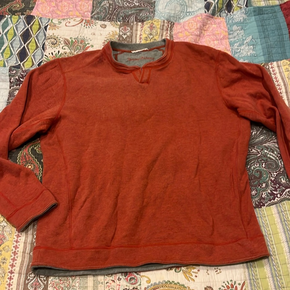 Orange Tommy Bahama Shirt
